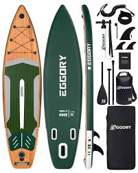 Tabla de Surf EGGORY: Hinchable y Antideslizante para Principiantes