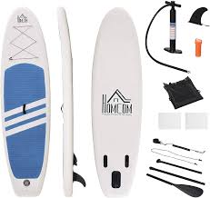 Tabla de Paddle Surf Hinchable HOMCOM 305 cm con Remo