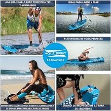 Tabla Inflable Aqua Spirit 320cm: Kit Completo de Paddle Surf y Conversión a Kayak