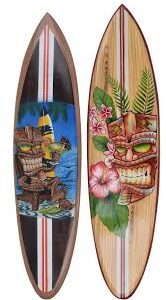 Tablas de Surf Decorativas Tiki - Set de 2