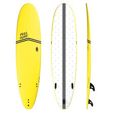 Tabla de Surf EPS Feel Surf: Diversión en Espuma de 5'4 a 8' con 3 Derivas