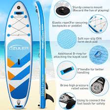 OZULER Tabla Inflable de Surf y Remo